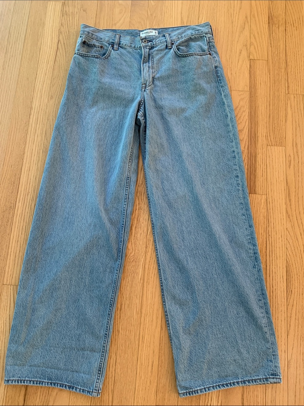Abercrombie & Fitch The Ultra Loose Low Rise Jeans Size 29 Long Baggy Relaxed